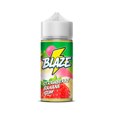 Ар BLAZE Strawberry Banana Gum 100-3