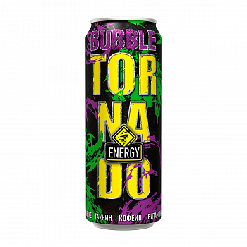 Напиток Tornade Energy Bubble 0.45л
